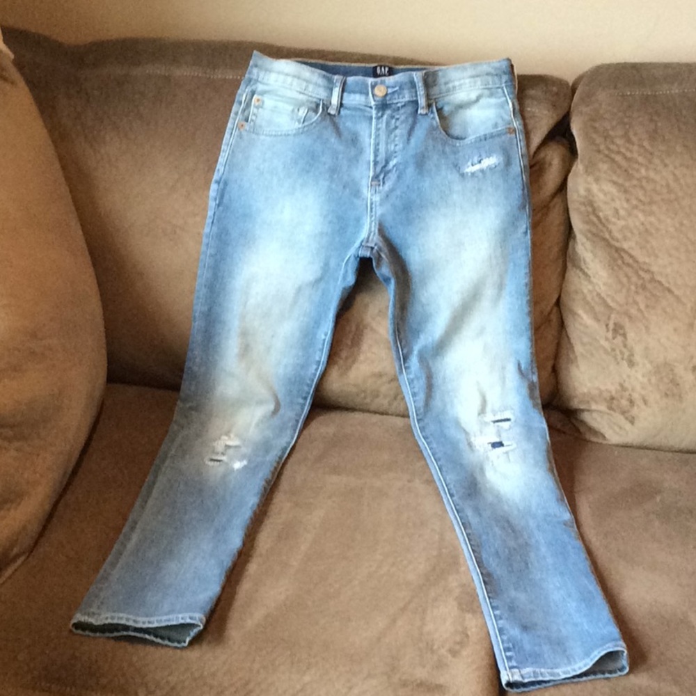 GAP stretch skinny blue kid boy jeans